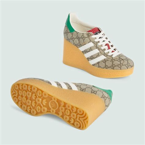 gucci wedge gazelle|adidas wedge gazelle sneakers.